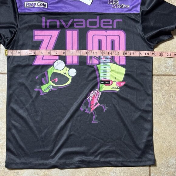 Invader Zim GIR & Zim Girls Soccer Jersey SMALL New - Picture 5 of 11